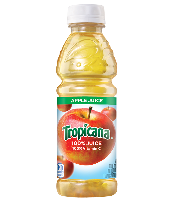 Tropicana® Apple Juice 10oz. PepsiCo School Source K12 Foodservice